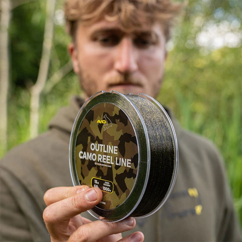 Avid Carp Outline Camo Reel Line 1000m